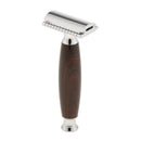 MenÂ’s Traditional Classic Double Edge Shaving Safety Shaver Wooden Handle