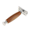MenÂ’s Traditional Classic Double Edge Shaving Safety Shaver Wooden Handle