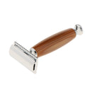 MenÂ’s Traditional Classic Double Edge Shaving Safety Shaver Wooden Handle