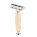 MenÂ’s Traditional Classic Double Edge Shaving Safety Shaver Wooden Handle