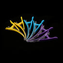 Yellow/ Blue/ Purple Pro Hairdressing Salon Hairpins Hairstyle Tool Set 6Pcs
