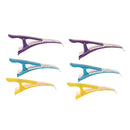 Yellow/ Blue/ Purple Pro Hairdressing Salon Hairpins Hairstyle Tool Set 6Pcs