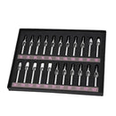 Lot 22pcs Stainless Steel Tattoo Machine Tips Set Nozzle Tube for Needles Reusable Kit in Box
