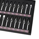 Lot 22pcs Stainless Steel Tattoo Machine Tips Set Nozzle Tube for Needles Reusable Kit in Box