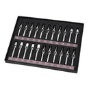 Lot 22pcs Stainless Steel Tattoo Machine Tips Set Nozzle Tube for Needles Reusable Kit in Box