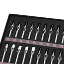 Lot 22pcs Stainless Steel Tattoo Machine Tips Set Nozzle Tube for Needles Reusable Kit in Box