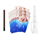 12pcs Eyebrow Relieving Paste Microblading Manual Pencil With Ruler Caliper