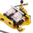 Alloy Frame 10 Wrap Coils Tattoo Body Art Machine Tool for Liner Equipment and Shader Supply