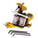 Alloy Frame 10 Wrap Coils Tattoo Body Art Machine Tool for Liner Equipment and Shader Supply