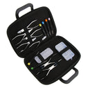 Set of 15 Pieces Eyeglass Repair Kit Screw Nut Nose Pads Screwdrivers Pliers for eyewear Spectacle Reading Eye Glasses Spectacle Sunglasses