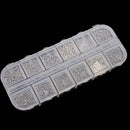 Set of 15 Pieces Eyeglass Repair Kit Screw Nut Nose Pads Screwdrivers Pliers for eyewear Spectacle Reading Eye Glasses Spectacle Sunglasses