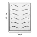 3D Makeup Permanent Eyebrow Lips Tattoo Practice Skin Manual Eyebrow Tattoo Pen Pigment Ink Set