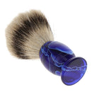 High Quality Resin Long Handle Shaving Brush Tool For Men Barber Blue