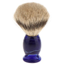 High Quality Resin Long Handle Shaving Brush Tool For Men Barber Blue