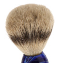 High Quality Resin Long Handle Shaving Brush Tool For Men Barber Blue