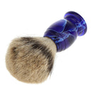 High Quality Resin Long Handle Shaving Brush Tool For Men Barber Blue