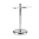Set of 3pcs Mens Shaving Grooming Kit Shave Brush + Double Edge Safety Shaving Tool + Stand Kit
