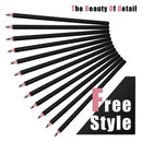 12 Pcs/Pack Tattoo Stencil Transfer Pencils for Body Art Drawing Sketching