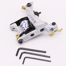 Alloy Frame 10 Wrap Coils Tattoo Body Art Machine Tool for Liner Equipment and Shader Supply