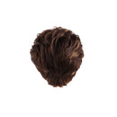 Women Synthetic Short Wavy Curly Hair Wig - Oblique Bangs Layered Hairpieces - Heat Safe - Cosplay, Party, Costume