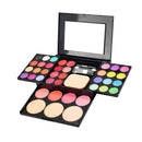 Professional 39 Color Eyeshadow Palette Kit Foundation Powder Blusher Cosmetic Lipstick Set with Makeup Puff Eyeshadow Brushes
