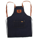 Professional Durable Jeans Cloth Salon Hair Dyeing Cutting Gown Hairdressing Cloth Cape Painting Apron Water Resistand