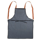 Professional Durable Jeans Cloth Salon Hair Dyeing Cutting Gown Hairdressing Cloth Cape Painting Apron Water Resistand