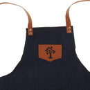 Professional Durable Jeans Cloth Salon Hair Dyeing Cutting Gown Hairdressing Cloth Cape Painting Apron Water Resistand