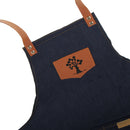 Professional Durable Jeans Cloth Salon Hair Dyeing Cutting Gown Hairdressing Cloth Cape Painting Apron Water Resistand