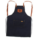 Professional Durable Jeans Cloth Salon Hair Dyeing Cutting Gown Hairdressing Cloth Cape Painting Apron Water Resistand
