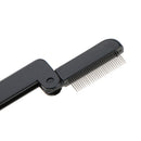 Stainless Steel Teeth Folding Eyelash Comb Eyebrow Shaper Brush Beauty Tools