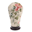 21'' Cork Canvas Head Block, Mannequin Head, Wig Making Hat Headset Display Styling Head With Mount Hole