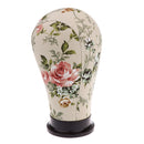 21'' Cork Canvas Head Block, Mannequin Head, Wig Making Hat Headset Display Styling Head With Mount Hole