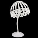 Plastic Hat Sports Cap Storage Drying Display Holder Hair Wigs Rack Stand White