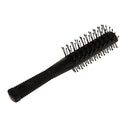 Double Side Salon Curling Hair Brush Massage Detangle Paddle Hairbrush Black Rows Comb