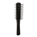 Double Side Salon Curling Hair Brush Massage Detangle Paddle Hairbrush Black Rows Comb