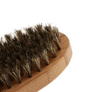 Soft Oval Palm Beard Wooden Brush Can Easy Grooming Mustache Styling For Men