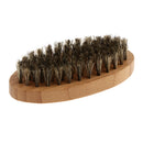 Soft Oval Palm Beard Wooden Brush Can Easy Grooming Mustache Styling For Men