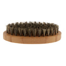 Soft Oval Palm Beard Wooden Brush Can Easy Grooming Mustache Styling For Men