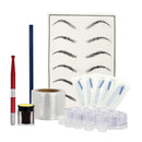 Eyebrow Permanent Makeup Kit Tattoo Pen Practice Skin Pigment Cup Holder Set