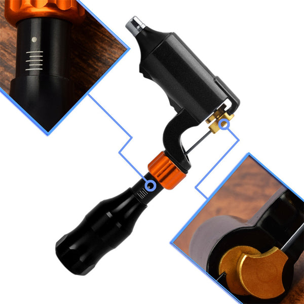 Alloy Rotary Tattoo Machine Motor with Grip For Shader Liner Coloring Black