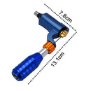 New Lightweight Rotary Tattoo Machine And Permanent Makeup Blue Kit Supply Body Art