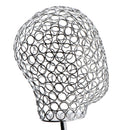 Stabe Base Adjustable Height Heavy Duty Metal Mannequin Head Hat Stand Display Rack Wig Holder Salon Stores Home Drying Storage Displaying Decor Standing Tool