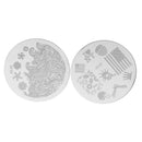 Nail Art Set - 5PCS Dotting Painting Pen, 10PCS Stamping Image Plate, 15Pcs Painting Brush, 2 Bag Rhinestones, 1 Stamper and Nail Paint Pen