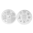 Nail Art Set - 5PCS Dotting Painting Pen, 10PCS Stamping Image Plate, 15Pcs Painting Brush, 2 Bag Rhinestones, 1 Stamper and Nail Paint Pen