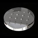 Acrylic 12 Holes Manicure Nail Drill Bit Holder Stand Display Storage Organizer Grinding Head Base Container Station