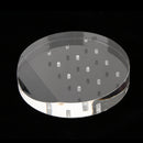 Acrylic 12 Holes Manicure Nail Drill Bit Holder Stand Display Storage Organizer Grinding Head Base Container Station