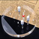 Acrylic 12 Holes Manicure Nail Drill Bit Holder Stand Display Storage Organizer Grinding Head Base Container Station