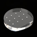 Acrylic 12 Holes Manicure Nail Drill Bit Holder Stand Display Storage Organizer Grinding Head Base Container Station