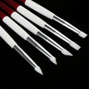 Salon Nail Art Design Polish Painting Drawing Liner Brushes Pens Kit 5Pieces